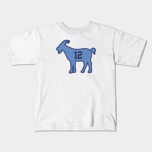 MEM GOAT - 12 - White 2 Kids T-Shirt